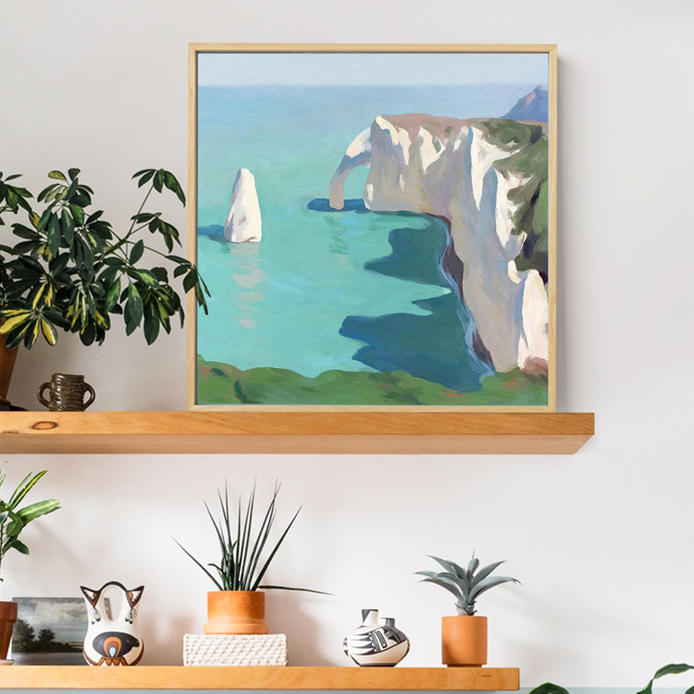 沙发背景墙装饰画千彩画苑手绘