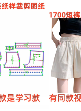 服装纸样裁剪图1700款