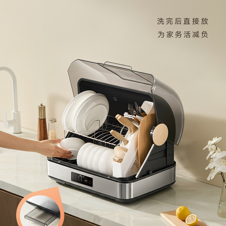 小熊消毒柜家用小型厨房消毒碗柜新款商用桌面台式收纳烘干一体机
