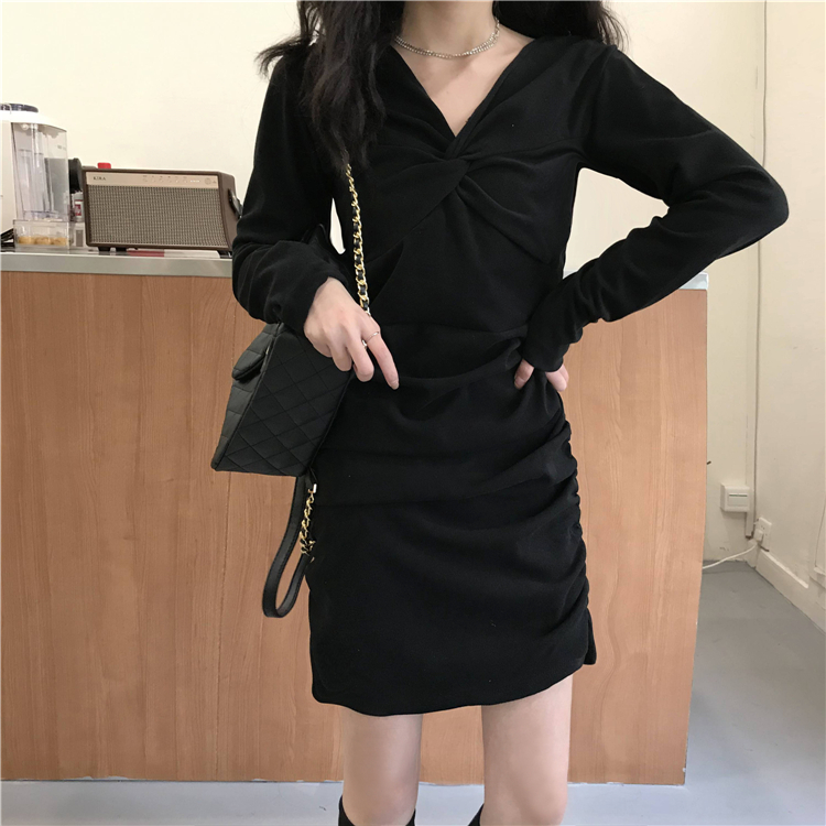 Real price, real shot, thickened and slim fit with a bottomed skirt