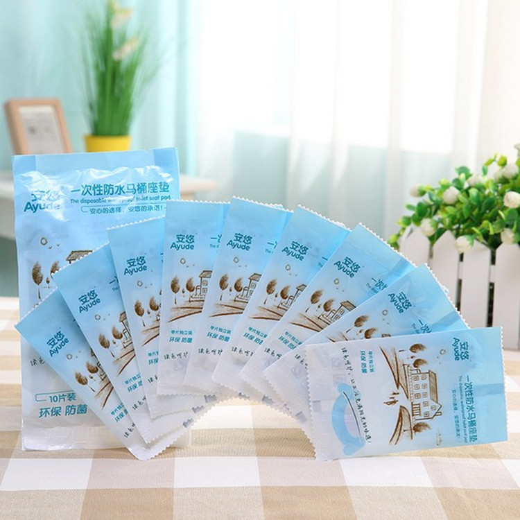 防水独立包装10片一次性马桶垫