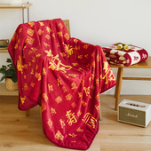 百寿毯祝寿贺寿生日礼物送老人长辈午睡毯空调毯百福寿礼回礼礼盒