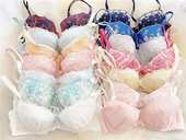 女士文胸大码 超美超仙｜蜜桃酱tutu日系anna无钢圈内衣pj夏季 薄款