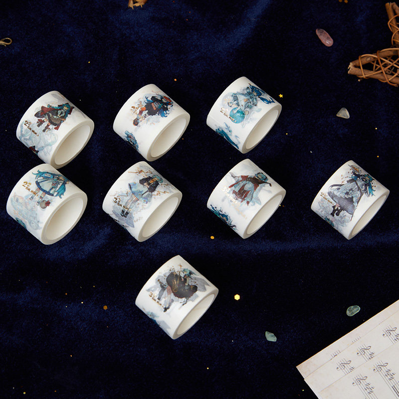 宅电舍 bilibili哔哩哔哩哩幻星集Ⅱ烫金和纸胶带5m 2233正版周边