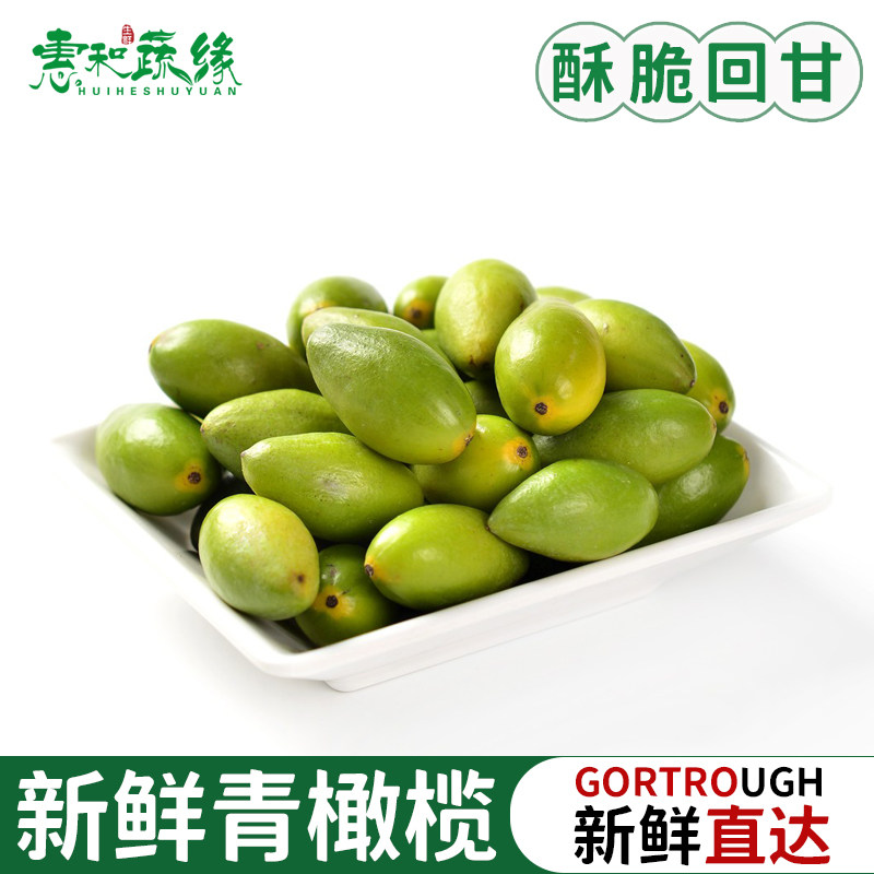 香甜青橄榄新鲜果现摘酥脆生吃回甘正宗水果煲汤生青果500g