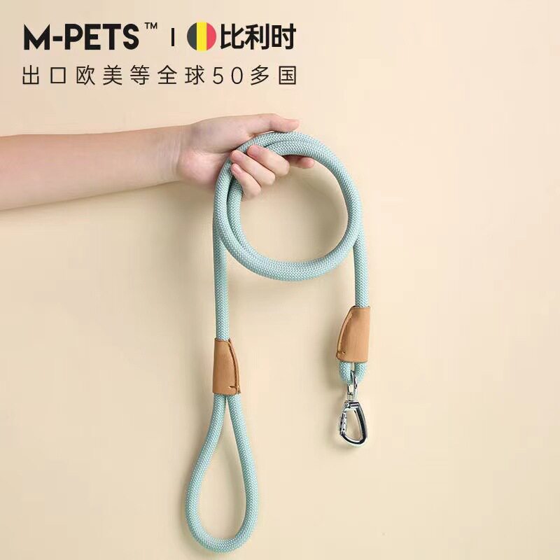 mpets扣索狗狗牵引绳防爆冲中大型狗胸背带项圈狗绳子溜狗训狗绳