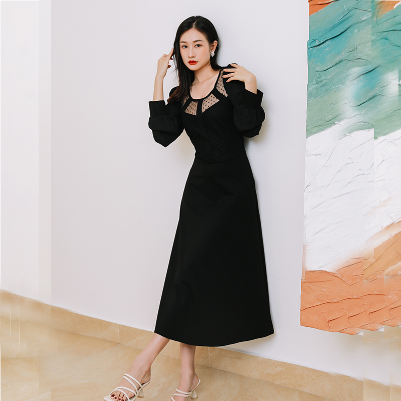 2025春季新款大码女装礼服胖mm性感收腰巨显瘦遮肚连衣裙气质长裙