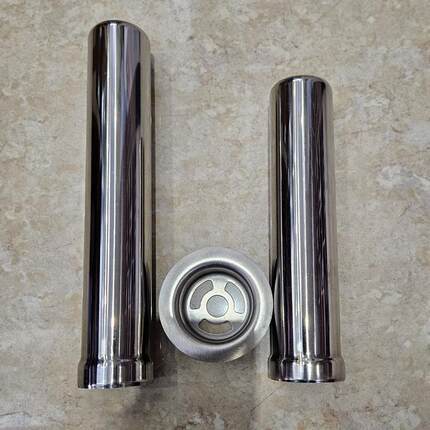 高筒去水器 星盆不锈钢下水口 酒店厨房专用去水桶 水槽下水器
