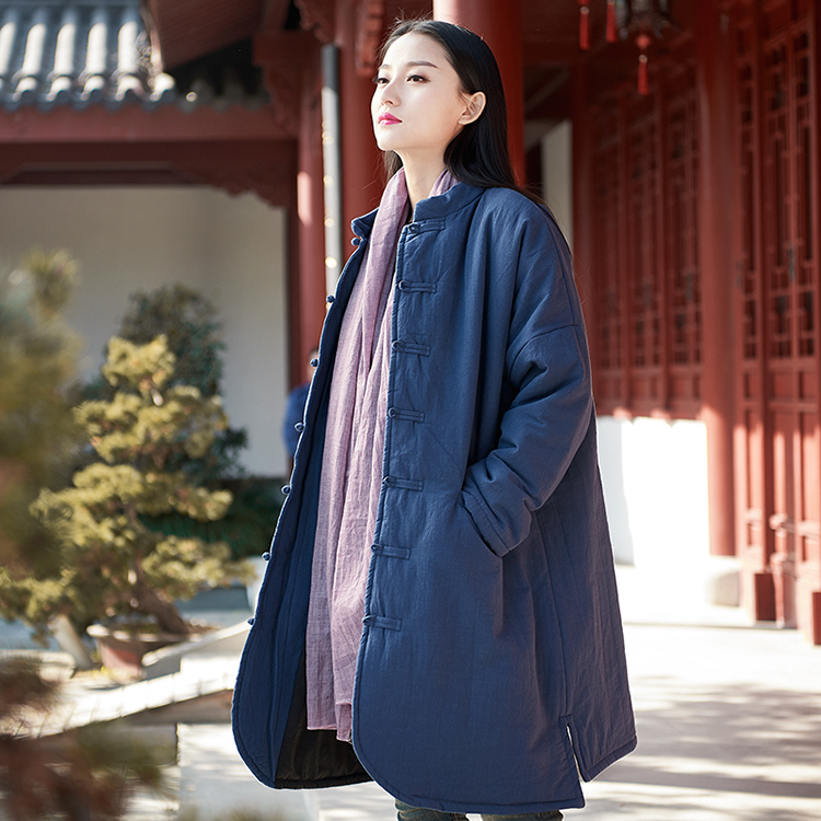 冬季加厚保暖外套晨练服太极服女