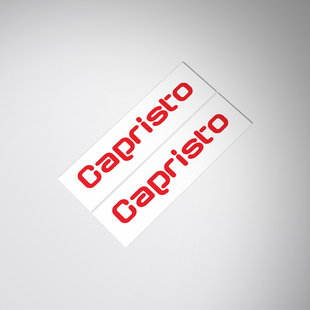 capristo Automotive decal sticker排气管改装碳钎维改装车贴纸