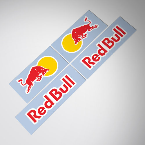 redbulldecal骑行头盔车贴纸