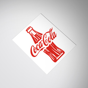 适用于cocacola sticker可口可乐标识车身玻璃JDM车贴纸 decal