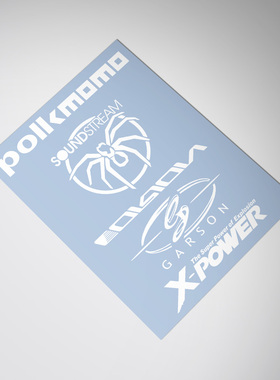 soundstream Audio decal sticker汽车音响音频改装车贴纸车贴花