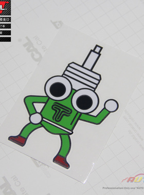 适用于TEIN stickers Decal TEIN弹弓弹簧改装车贴纸tein公仔贴花