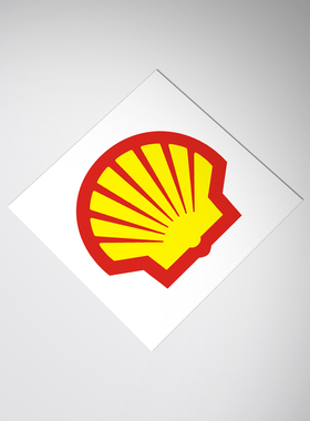 适用于shell壳牌润滑油车贴纸车贴花shell logo decal sticker
