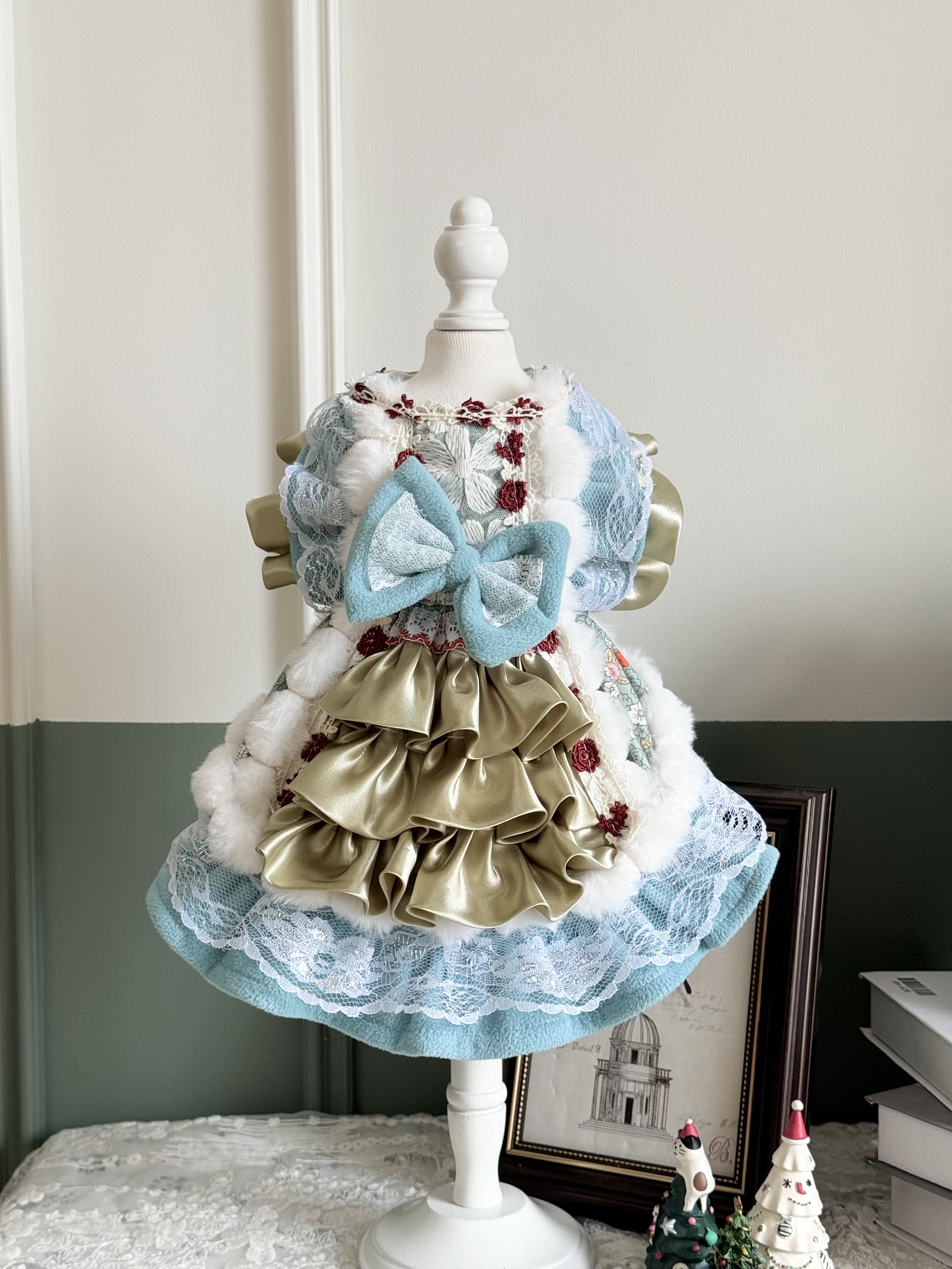 AW宠物服装放掉毛猫咪狗狗公主裙