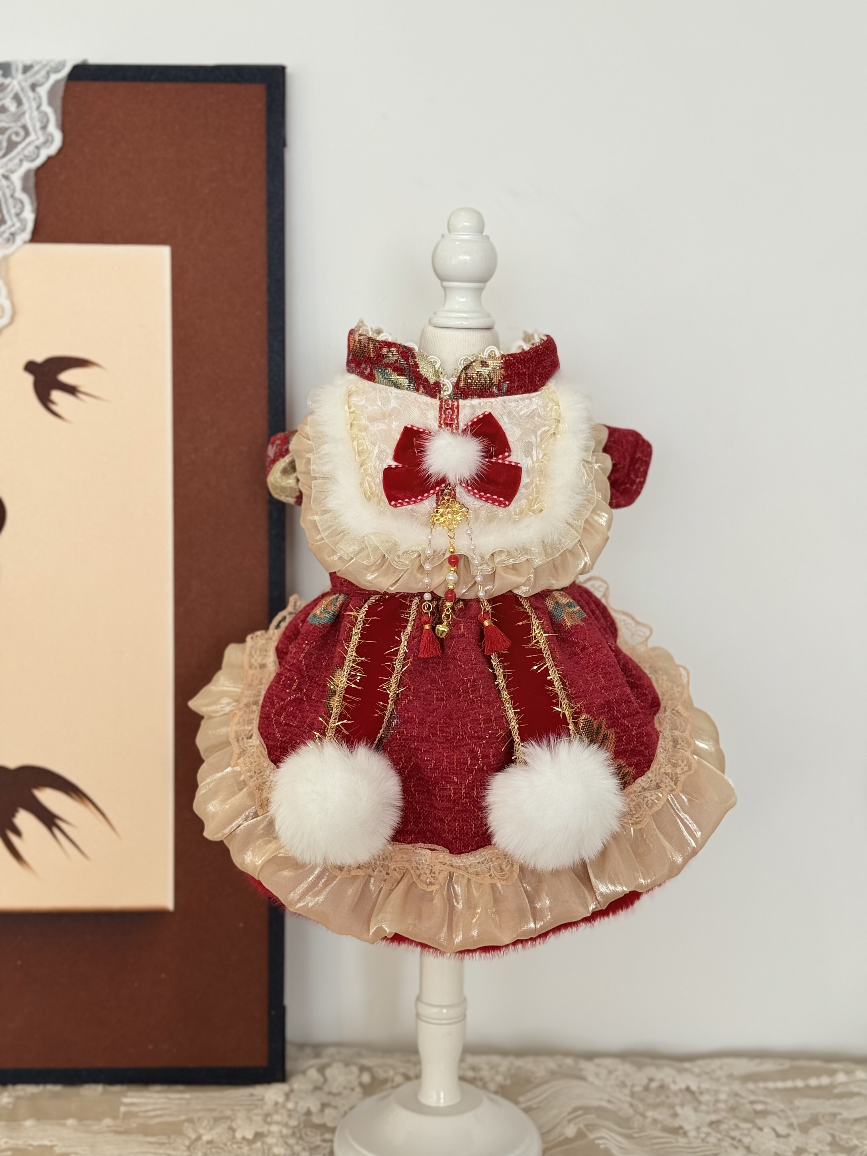 AW宠物衣服秋冬新款过年新年喜庆狗狗猫咪衣服金属流苏兔儿造型裙,宠物/宠物食品及用品,猫宠物服装/雨衣（新）,淘宝优惠券,粉丝福利购,淘宝优惠卷