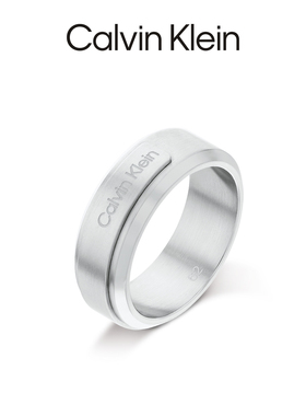 CK戒指情侣对戒满天星女时尚轻奢