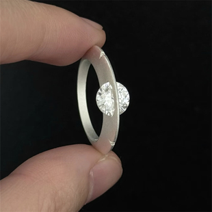 银河流浪者可转动锆石行星戒指女设计小众感时尚个性食指戒小红薯