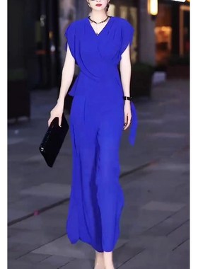 日系cherrykoko23513夏季新款时尚色套装女神范遮肉显瘦两件套