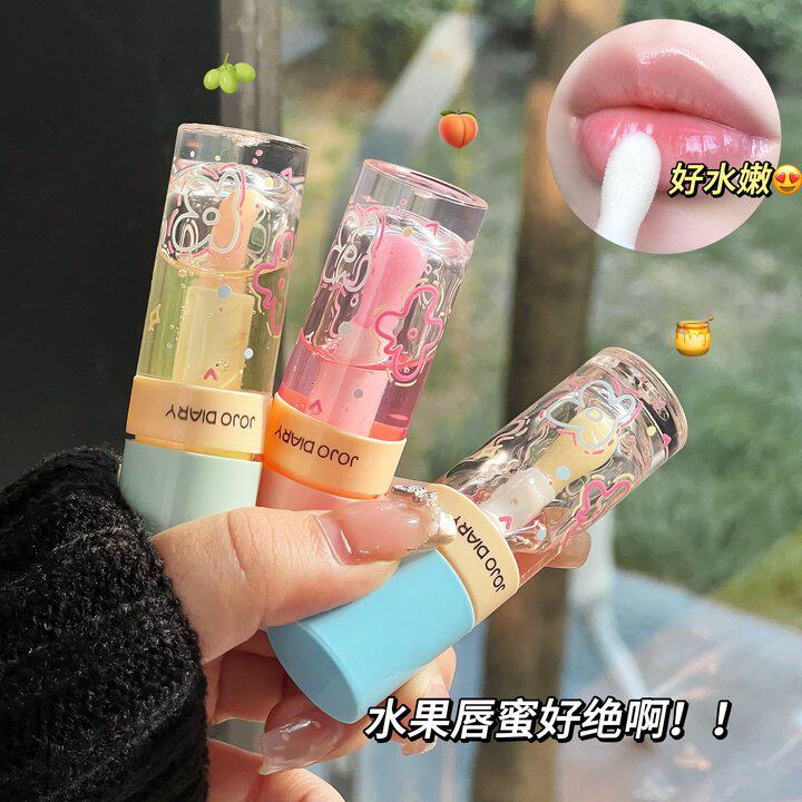 新款推荐护唇油女透明玻璃唇去死皮滋润唇蜜保湿镜面淡化唇纹