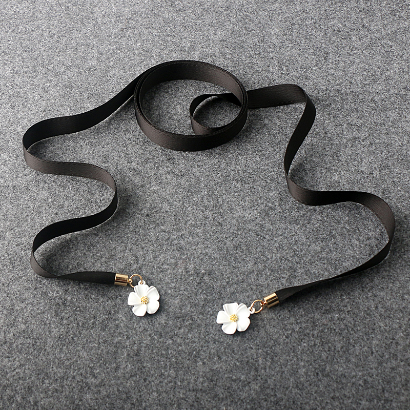 腰带女细文艺范配裙子简约百搭装饰腰链加长学生小领带窄飘带布带