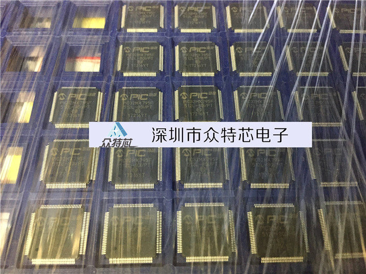 PIC32MX795F512L-80I/PT 全新进口原装  Microchip微控制器芯片