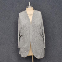 A collection of 160-180 pounds large-sized foreign trade women's loose and slimming short plush long-sleeved knitted cardigans with a chest circumference of 120 thumbnail 3
