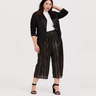 重磅人棉加肥加大长裤 200斤宽松180斤捡漏长裤 女装 TORRID特大码