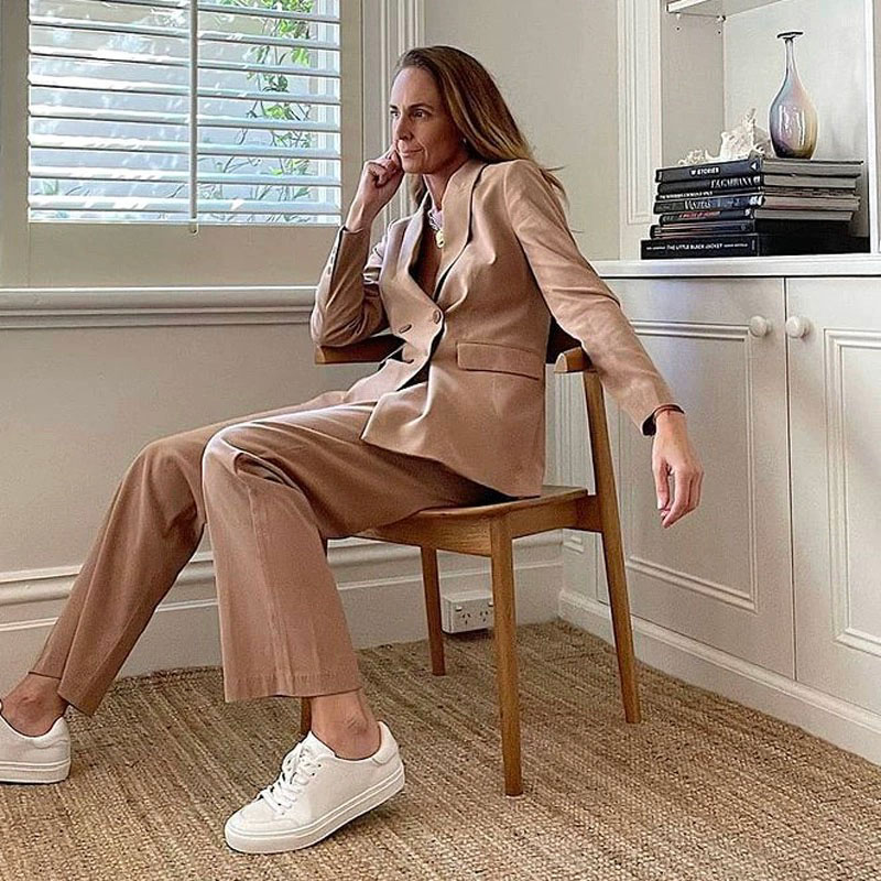 通勤简约显瘦挺括西装裤长裤