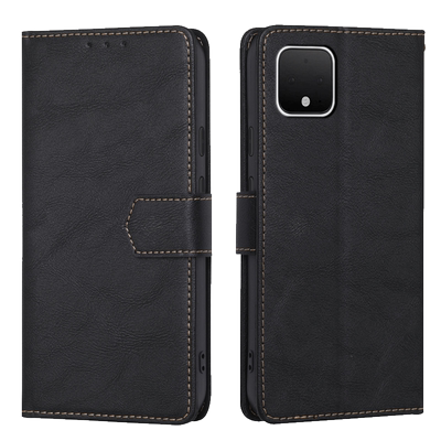 谷歌牛纹磁吸翻盖手机壳