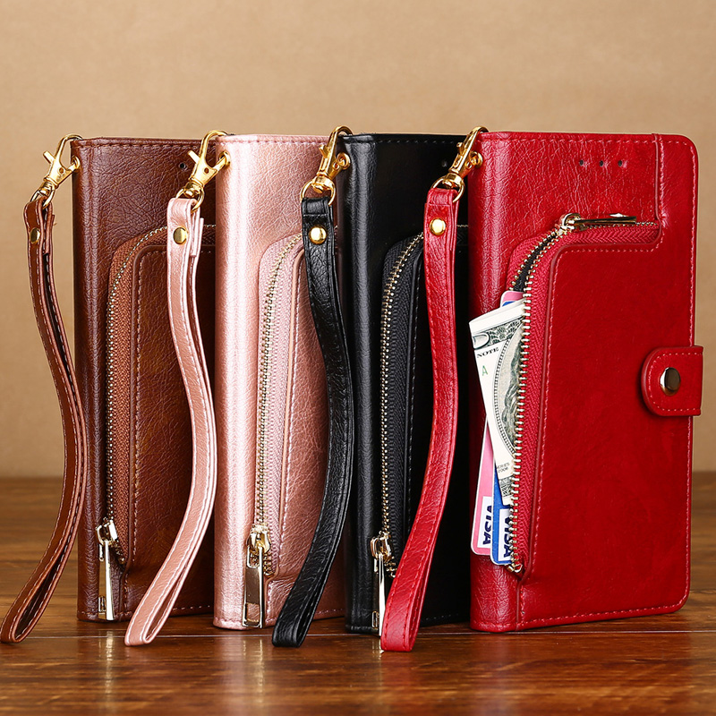 OPPOA55/A53/A52/A32真皮翻盖式