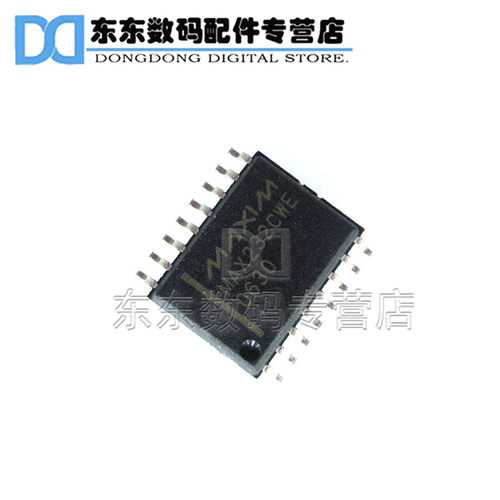 MAX232CWE MAX232 RS232收发器 接口芯片 IC SOP-16