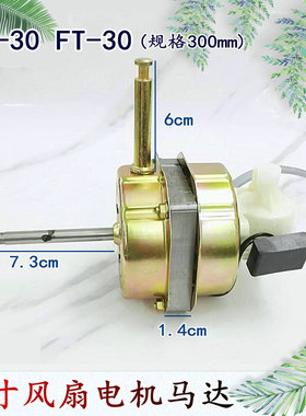 适用钻石牌电风扇FS-30-2先科FT-101台扇12寸机械电机/马达45W