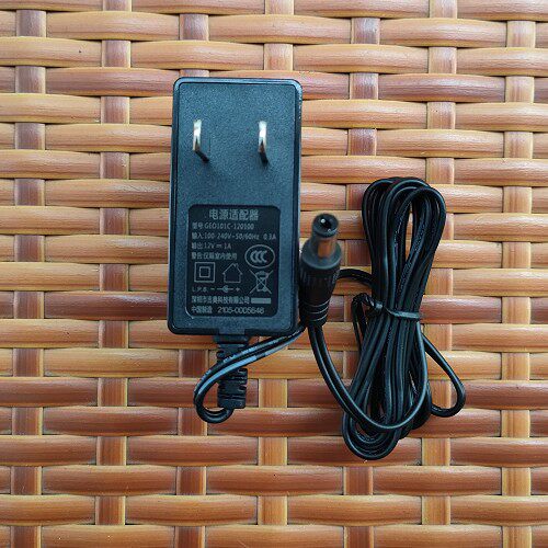 摩飞 MR3700 电风扇家用循环扇落地扇充电线   电源线  充电器12V