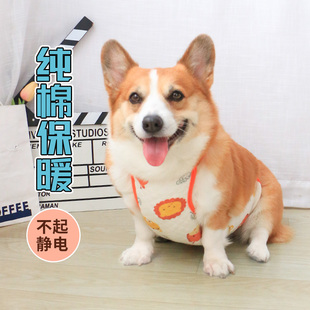 宠物狗狗肚兜保暖公狗护肚秋冬衣服冬季 防脏防着凉专用幼犬柯基冬