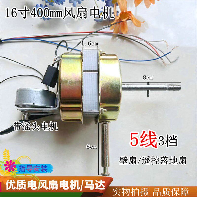 适用菊花牌FS-40壁扇遥控落地扇电风扇FB-40电机马达机头1