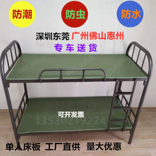 防虫pvc双层塑胶学生单人床板