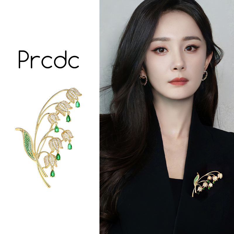 铃兰花朵胸针胸花女高档