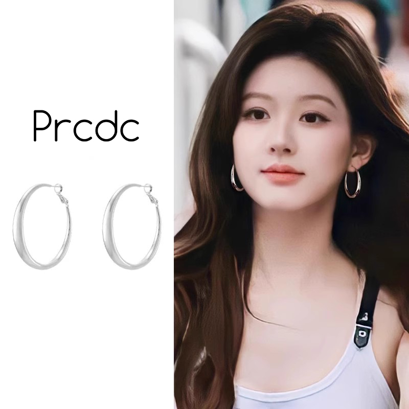 夸张圆圈耳环女复古高级感耳钉