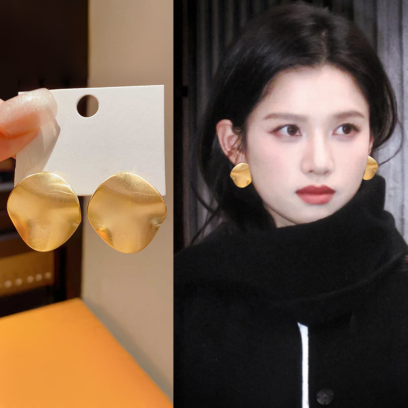 金色精致气质耳夹无耳洞