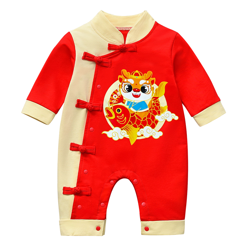 连体衣春夏季百天宴周岁生日礼服