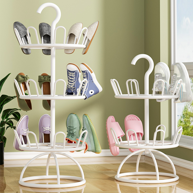 多层360旋转晾鞋架落地凉鞋神器