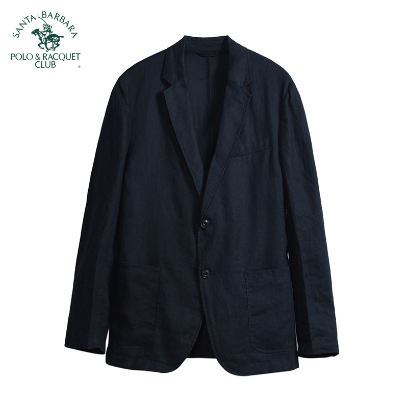 圣大保罗春夏亚麻透气西服外套男商务通勤休闲单西,男装,休闲西服,淘宝优惠券,粉丝福利购,淘宝优惠卷