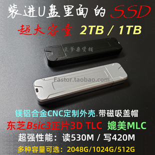 SSD 2258H主控 USB3.1 优盘 支持WTG 固态U盘 2048G满容量