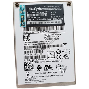 SS300 12Gb Lenovo版 10DWPD 日立 SSD固态硬盘1.6T HGST SAS