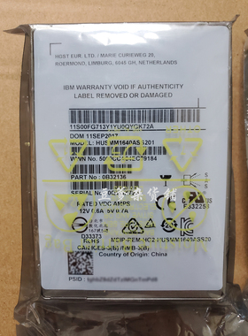 HGST/日立 自加密固态硬盘 12GB SAS SSD 400G 800G 全新 10DWPD