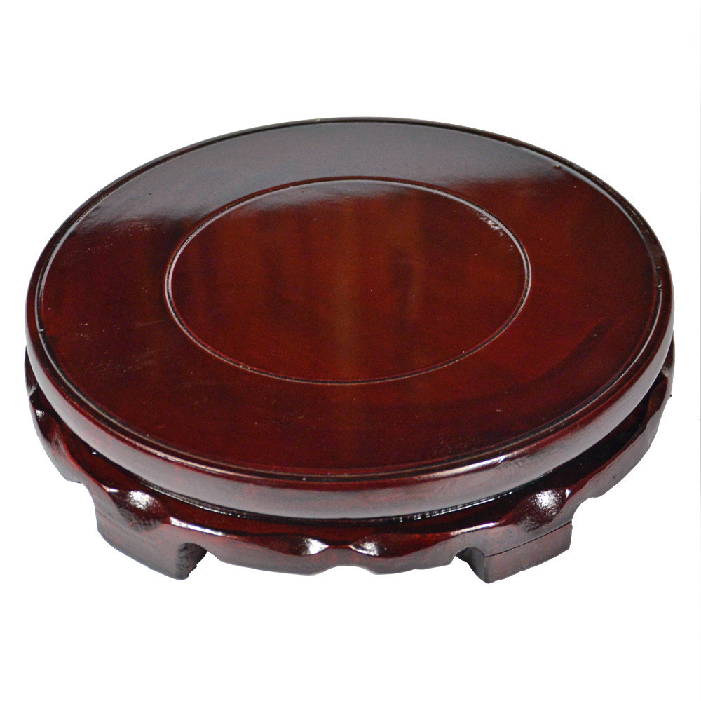 禅意阁仿木质可旋转石头古玩佛像