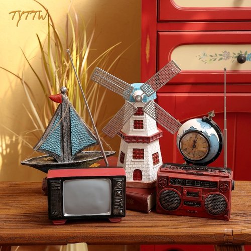 摆设荷兰酒吧咖啡厅书架店铺风车