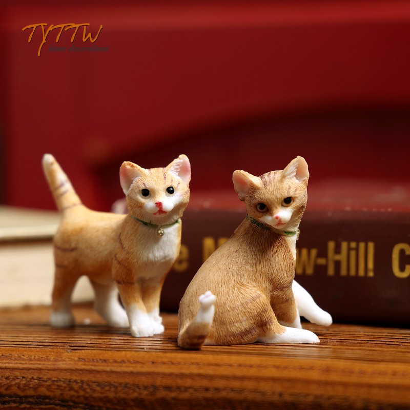 治愈系可爱的小猫咪喵星人小摆件